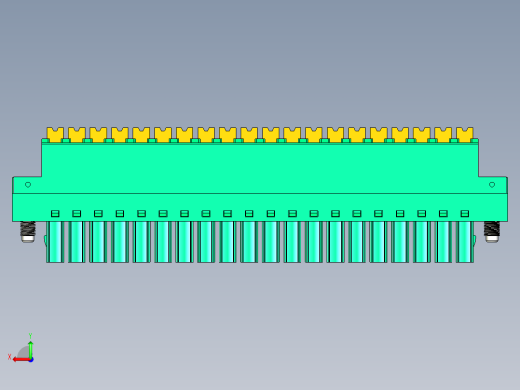DEGSON 15EDG（公头） 3.5mm 螺钉锁紧，插拔式接线端子 FullPack-15EDGKNM-3.5-20P-14-00AH后视缩略图