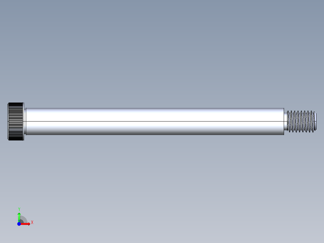 内六角螺螺栓-SB 0.500-13 x6前视图
