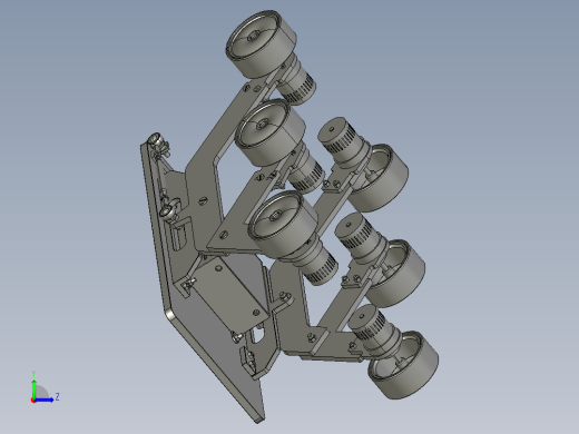 太空漫游六轮摇臂车左视缩略图