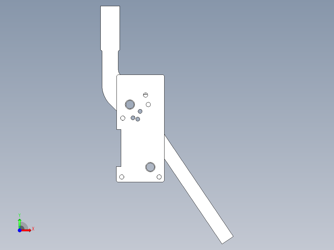 德克斯TUNKERS气缸数模HKC2 50前视图