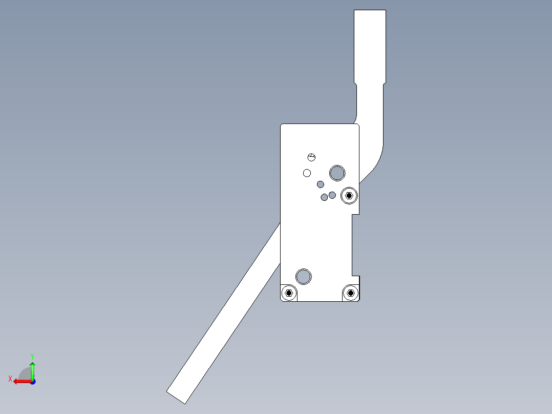 德克斯TUNKERS气缸数模HKC2 50后视图
