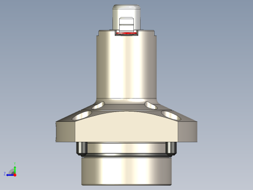KOSMEKSFA2000-M2A-130-H50多系列多零件图纸模型多系列多零件图纸模型右视缩略图