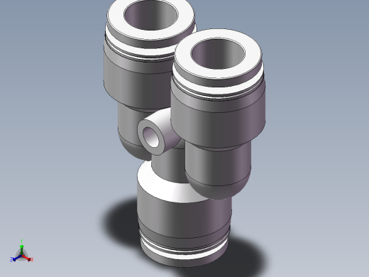 气动接头-Y型三通APY10(10厘)
