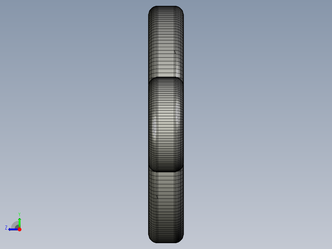 Gyroman旋转飞轮行走机器人玩具3D打印图纸 stl格式右视图