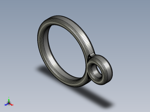 Gyroman旋转飞轮行走机器人玩具3D打印图纸 stl格式正等轴测缩略图