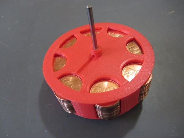 Gyroman旋转飞轮行走机器人玩具3D打印图纸 stl格式