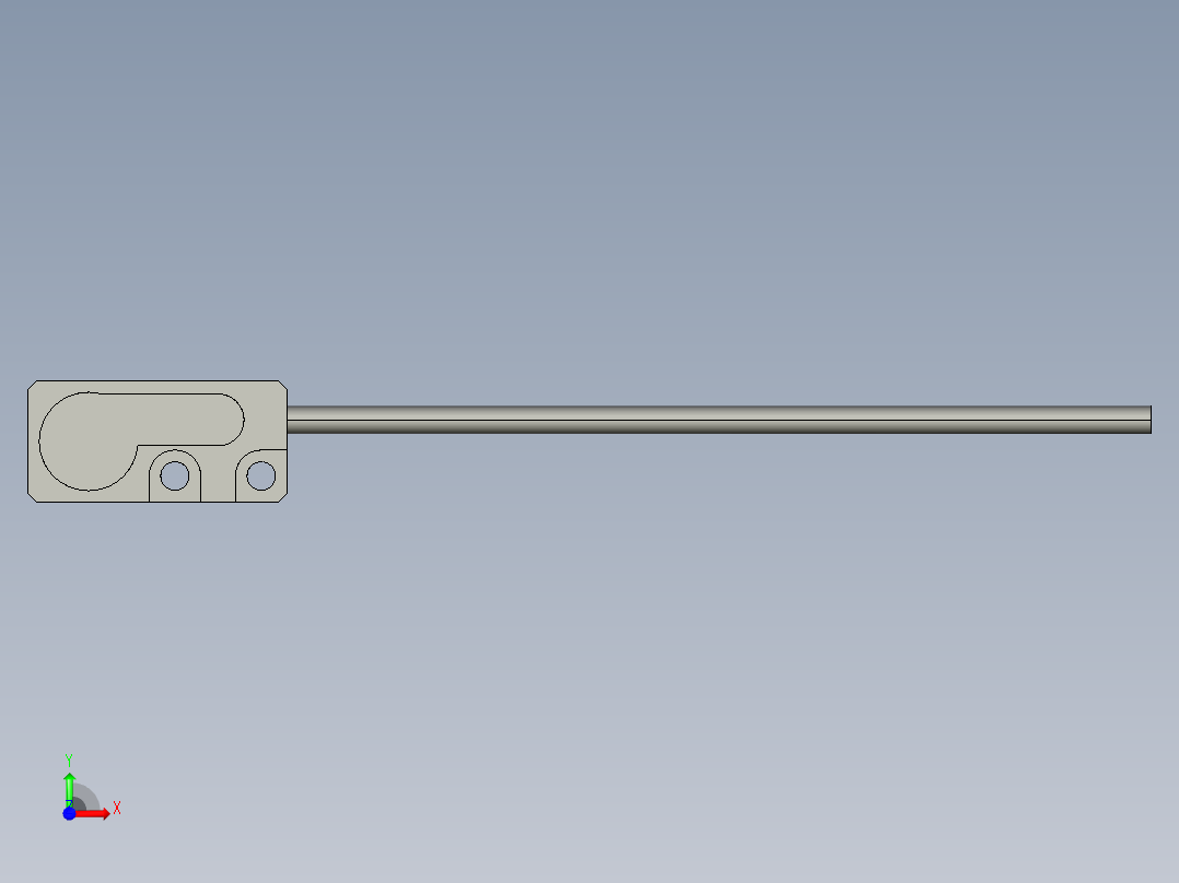 基恩士EX-614V_kc图纸模型前视图