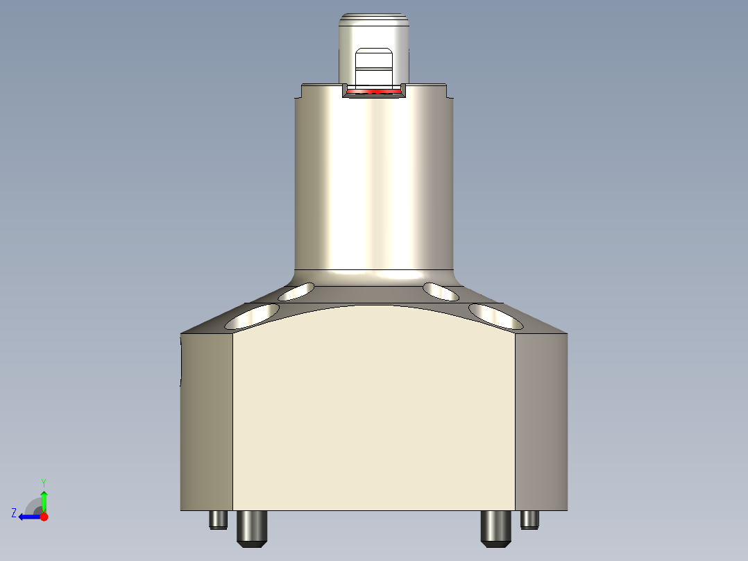 KOSMEKSFA2000-G0N-120-H70多系列多零件图纸模型多系列多零件图纸模型右视图