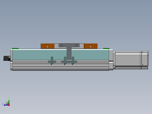 MCH丝杆全封闭MCH14-BC-400W右视缩略图