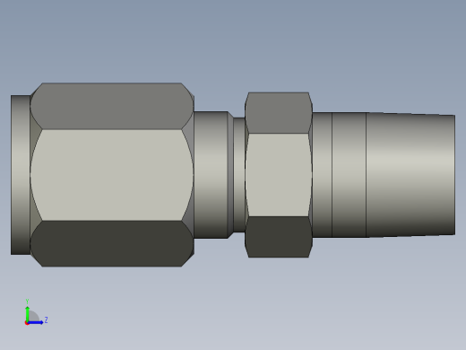 卡套式工业通用硬管接头5-4_fbu-s左视缩略图