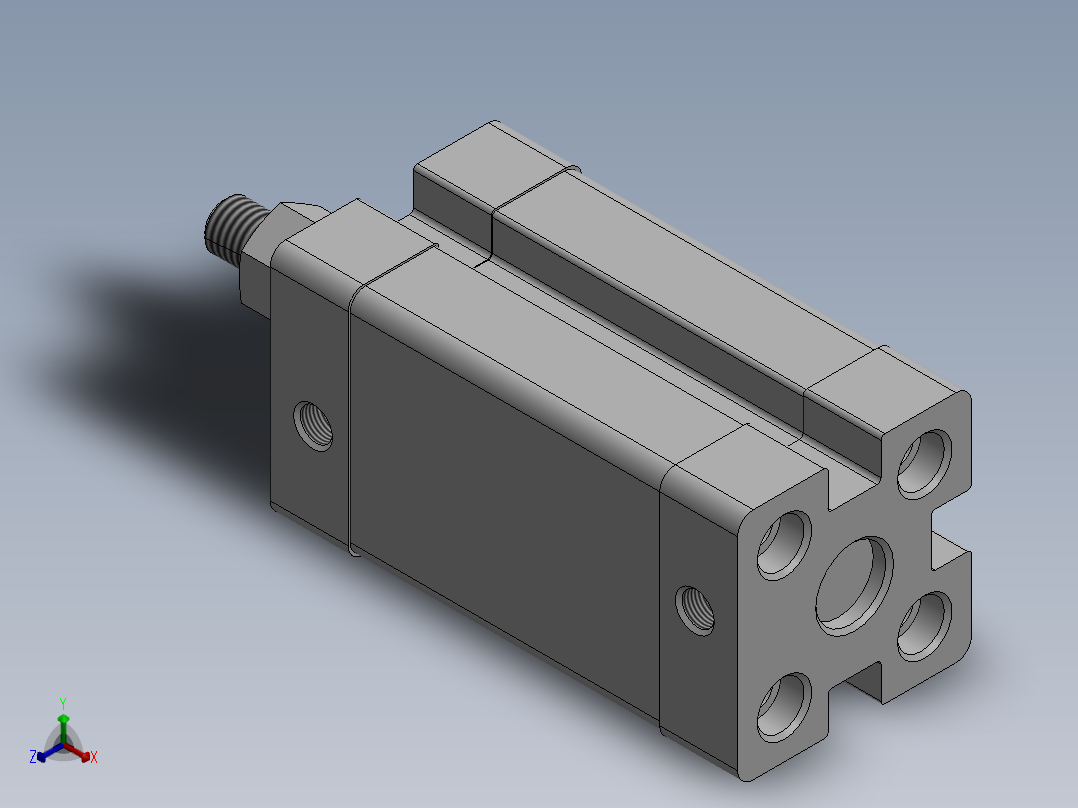 SDA16x25SB正等轴测图