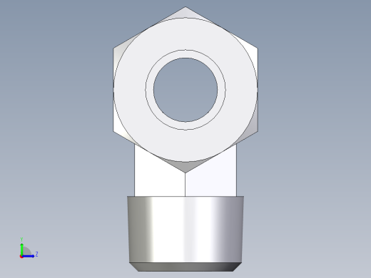 卡套式工业通用硬管接头EO_Male_stud_run_tee_TE15LRCF左视缩略图