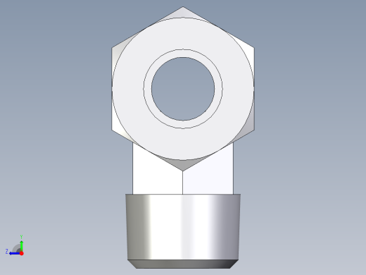 卡套式工业通用硬管接头EO_Male_stud_run_tee_TE15LRCF右视缩略图