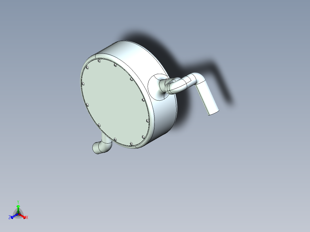 冲击式水轮机5正等轴测图