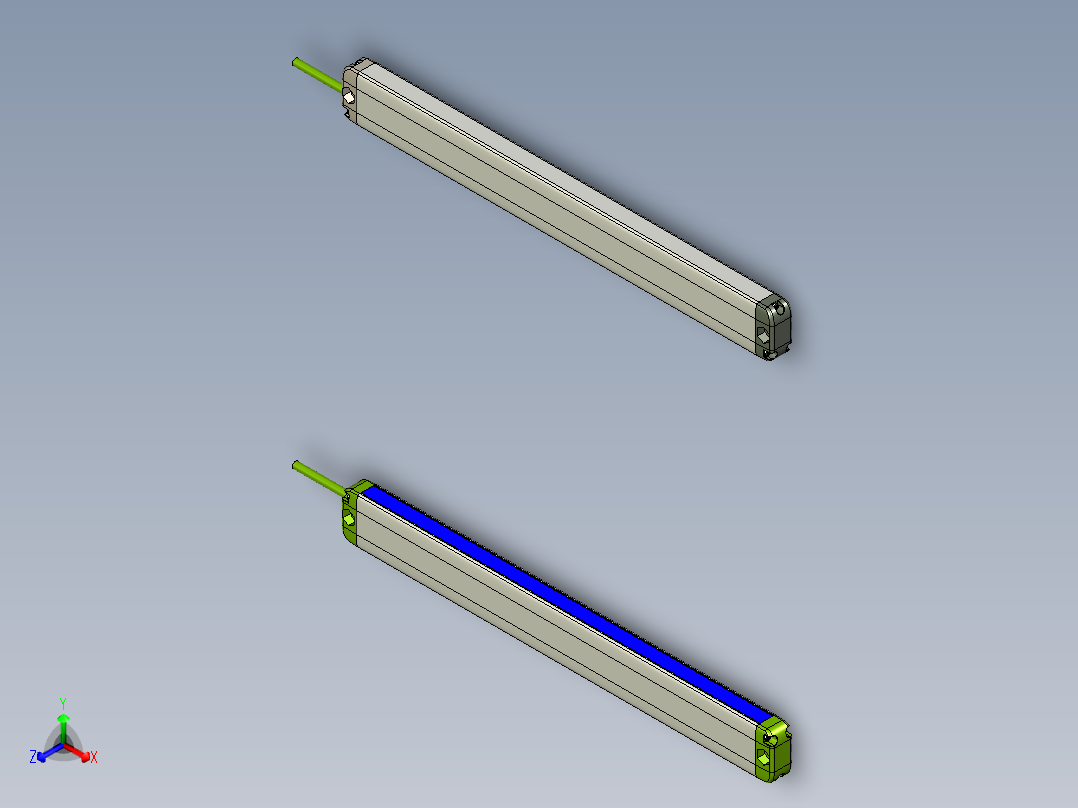 安全_区域传感器H2TLS1220_3D主视图