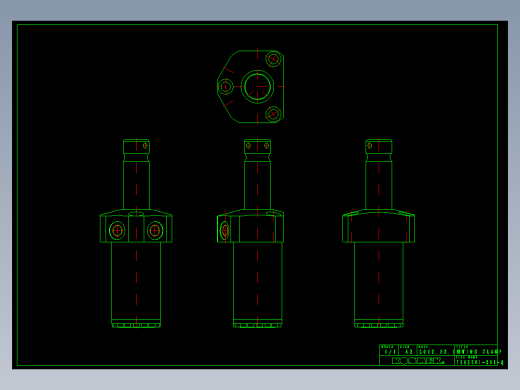 KOSMEKTLA2001-2BL-Q多系列多零件图纸模型