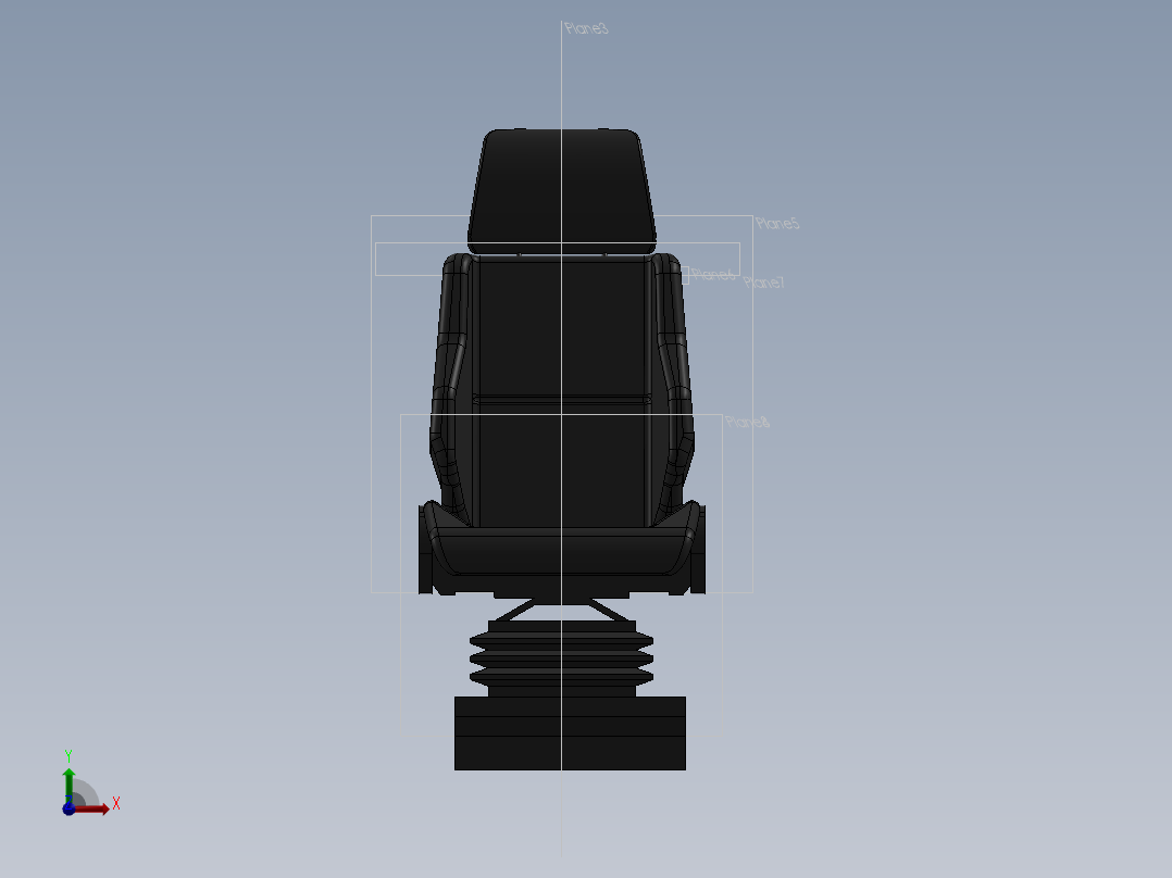 卡车座椅模型设计237078==40前视图