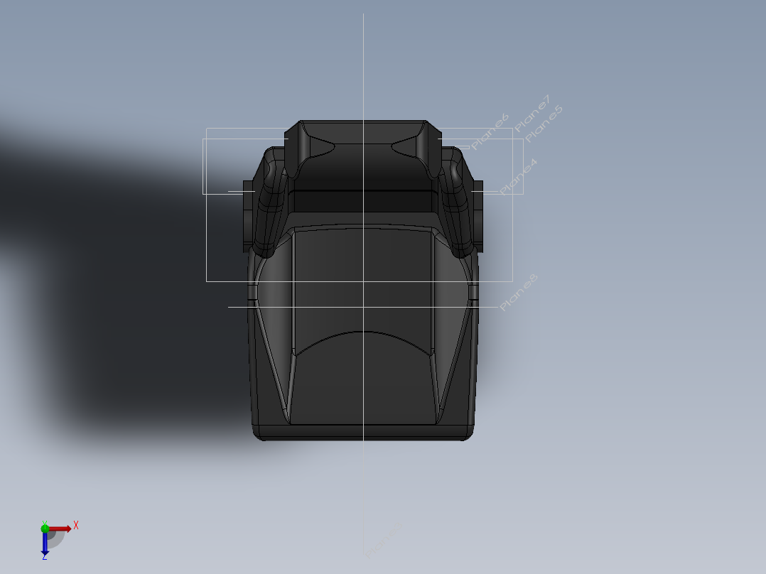 卡车座椅模型设计237078==40俯视图