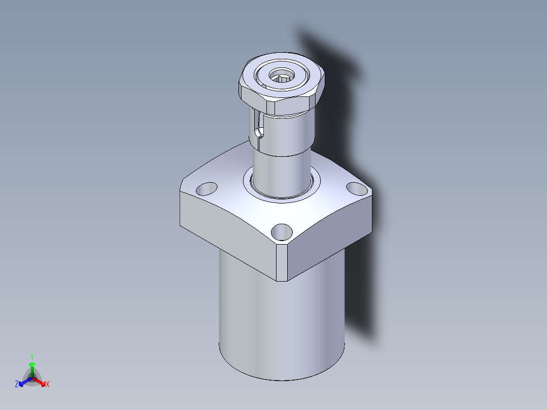 KOSMEKLHA0650-GR-Q15多系列多零件图纸模型主视图