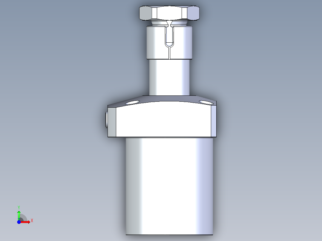 KOSMEKLHA0650-GR-Q15多系列多零件图纸模型前视图