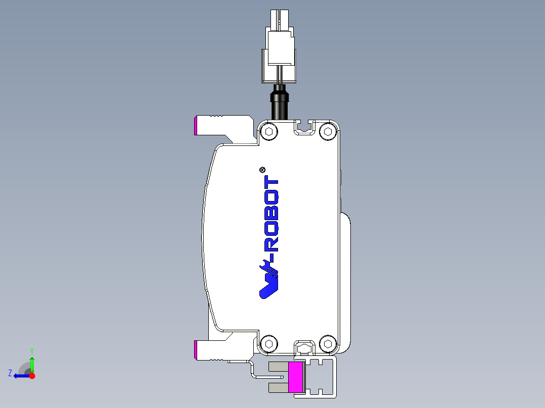 威洛博QF系列模组QF10-Lxx-C-S300-BC-ZP40-C3右视图