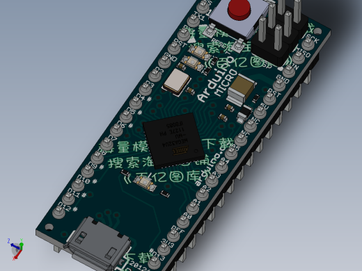 电路板ARDUINO MICRO SW STP IGS