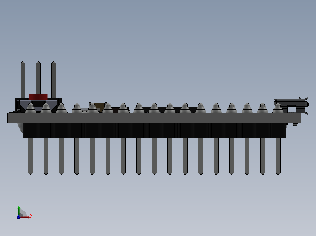 电路板ARDUINO MICRO SW STP IGS前视图