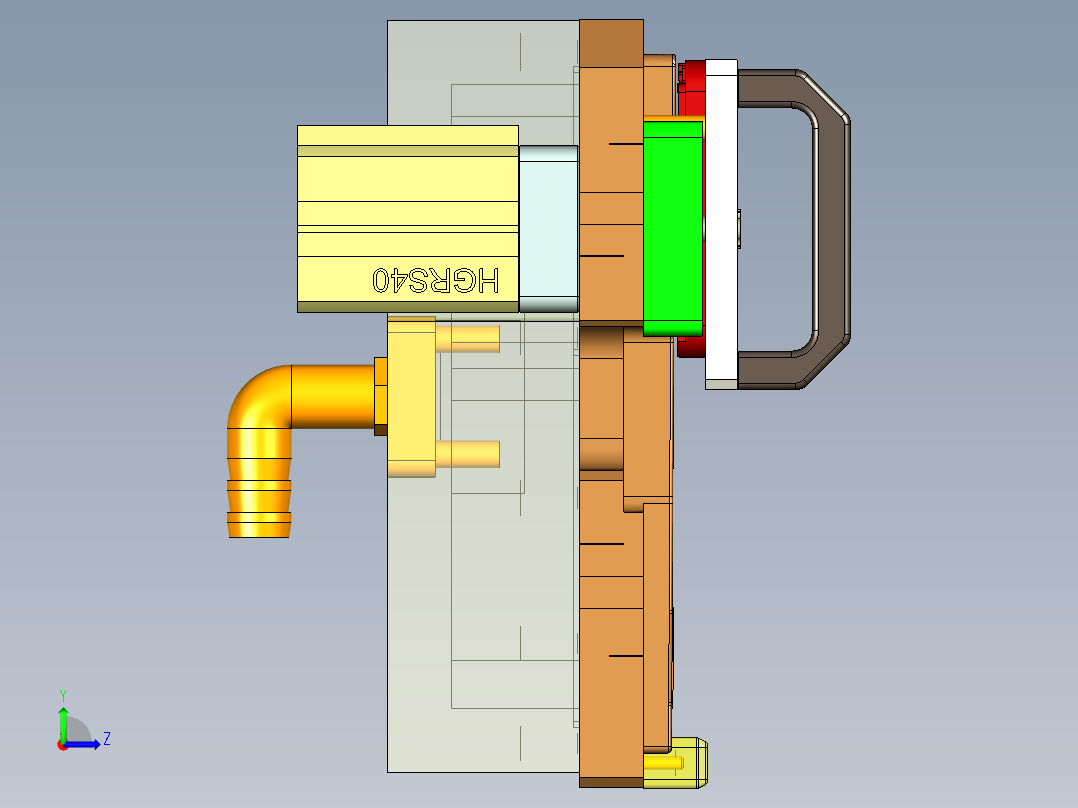 X1-A-笔记本CNC工装夹具三维模型CNC7-200727左视图