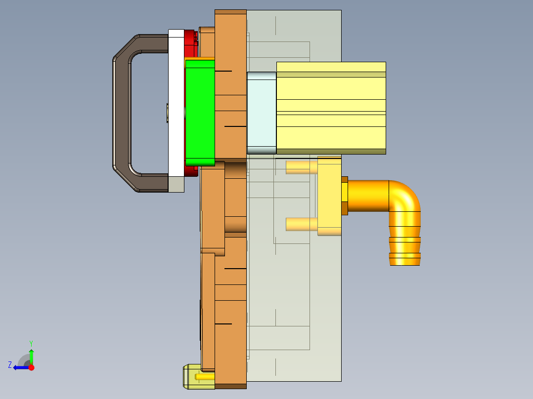 X1-A-笔记本CNC工装夹具三维模型CNC7-200727右视图