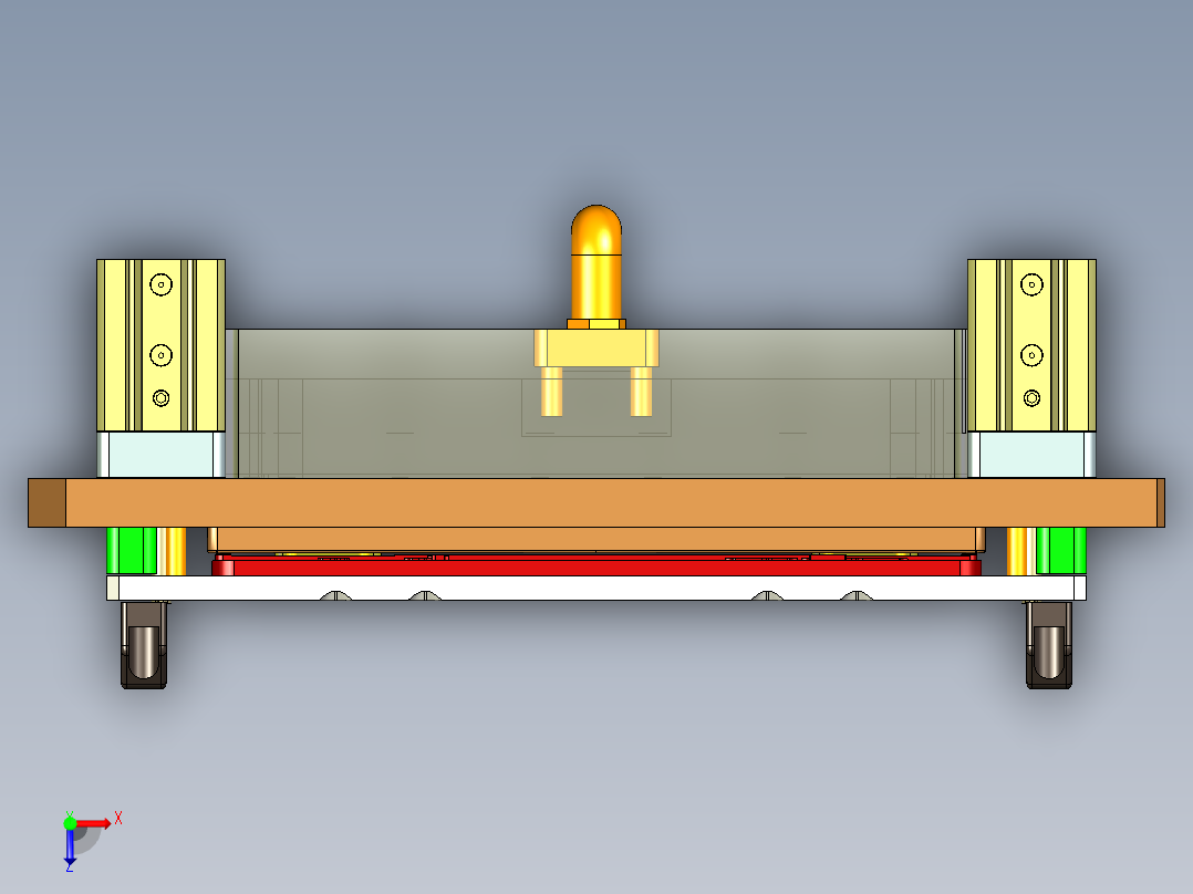 X1-A-笔记本CNC工装夹具三维模型CNC7-200727俯视图
