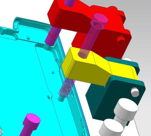 笔记本外壳螺丝柱位置度检具缩略图