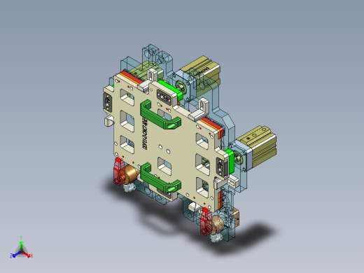 DDP31-D笔记本CNC工装夹具三维模型-CNC7验证治具设变图档-200422