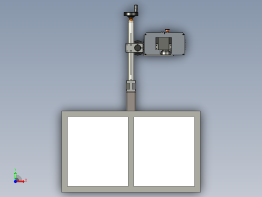 产线快速型激光打标机三维设计前视缩略图