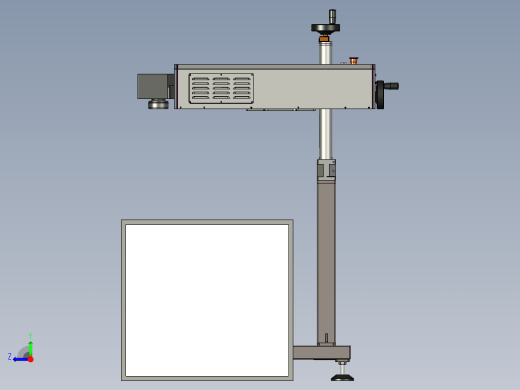 产线快速型激光打标机三维设计右视缩略图