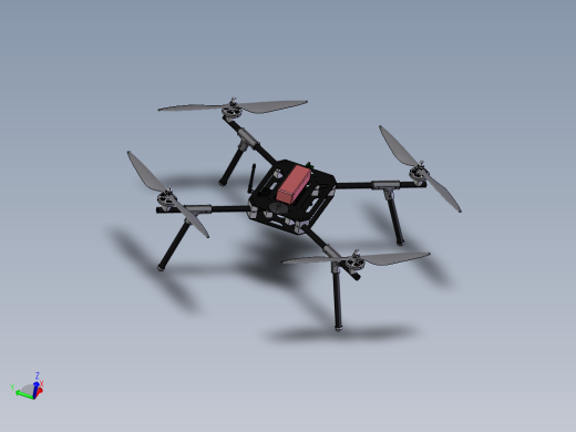 四轴无人机  step