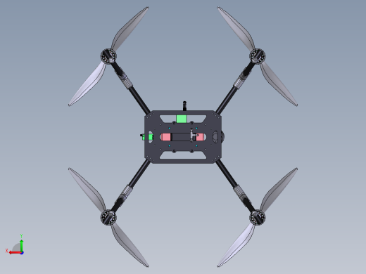 四轴无人机  step后视缩略图