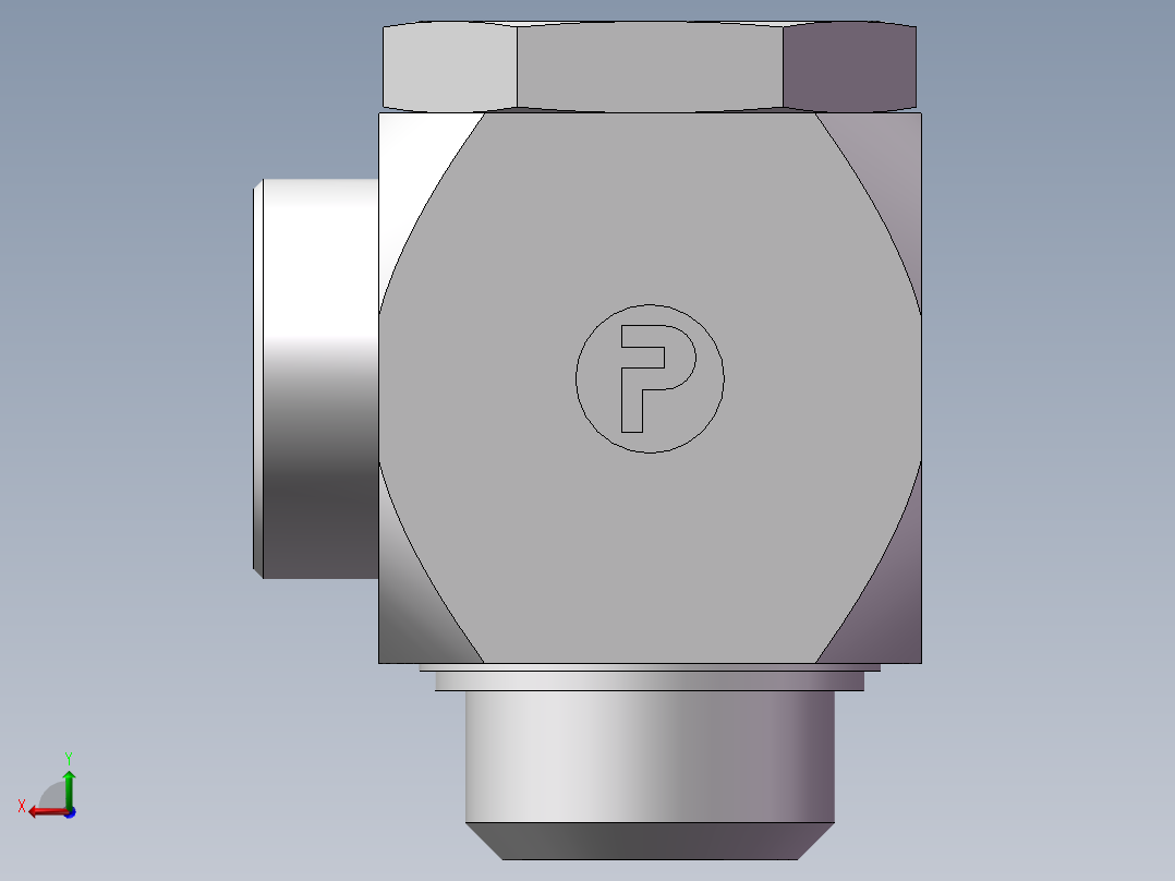 铰接式90度接头、1CI-52-48后视图