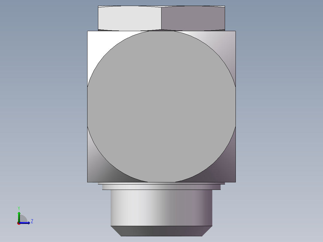 铰接式90度接头、1CI-52-48左视图