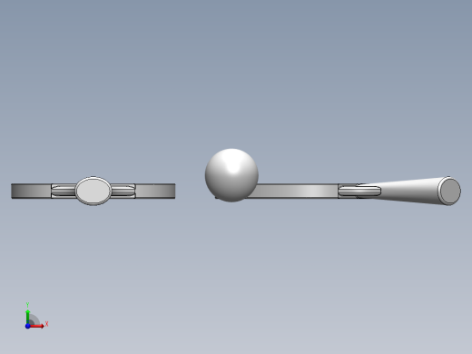 乒乓球、乒乓球拍(2)前视缩略图