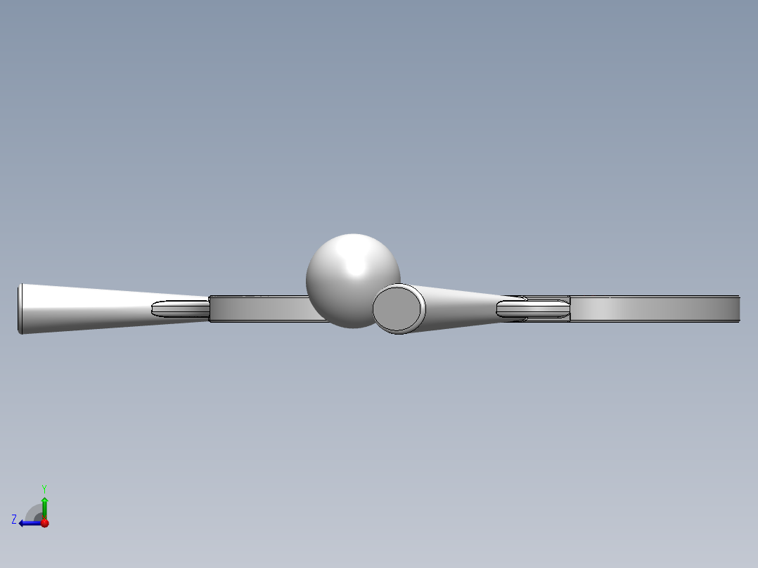 乒乓球、乒乓球拍(2)右视图