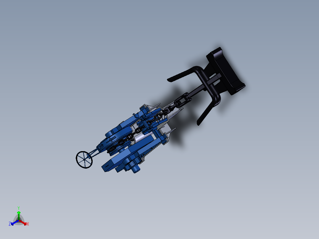 锚机正等轴测图