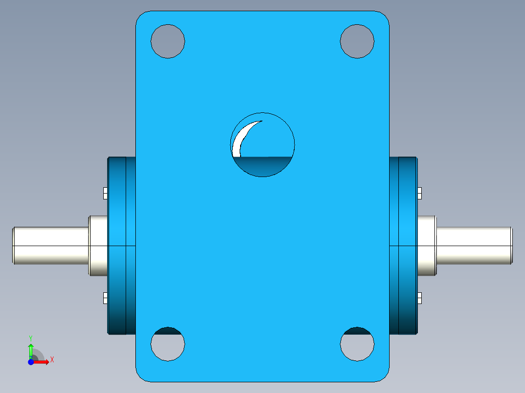 SWL0.5蜗轮螺杆升降机--1158927--38前视图