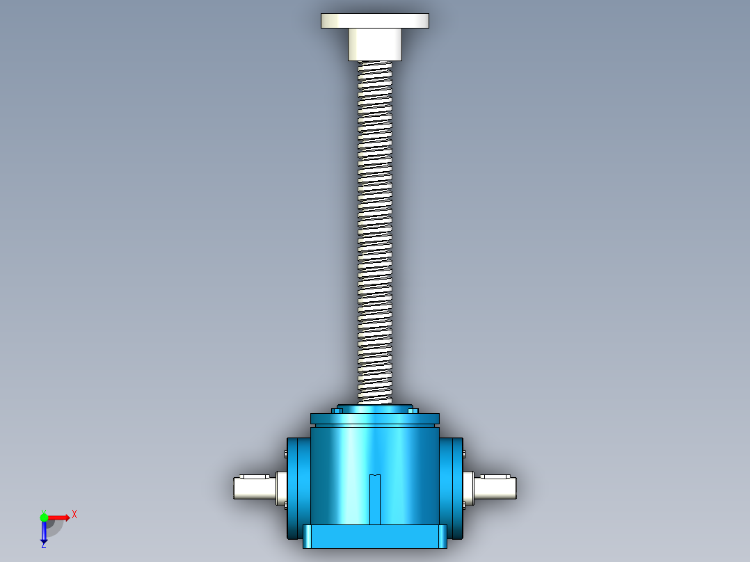 SWL0.5蜗轮螺杆升降机--1158927--38俯视图