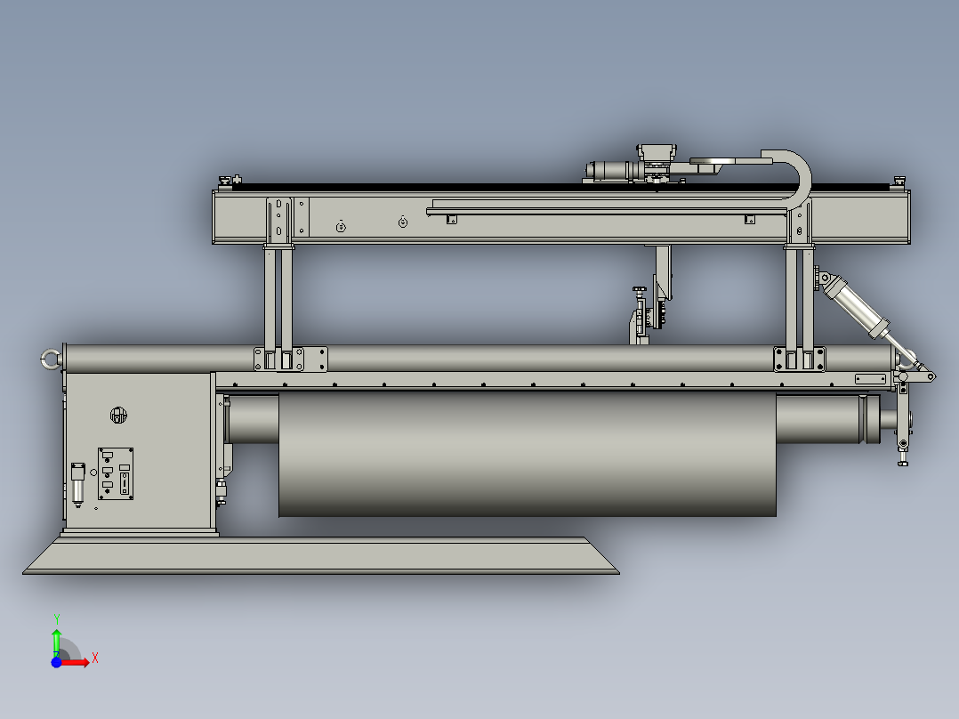 纵缝焊接专机模型MF100前视图