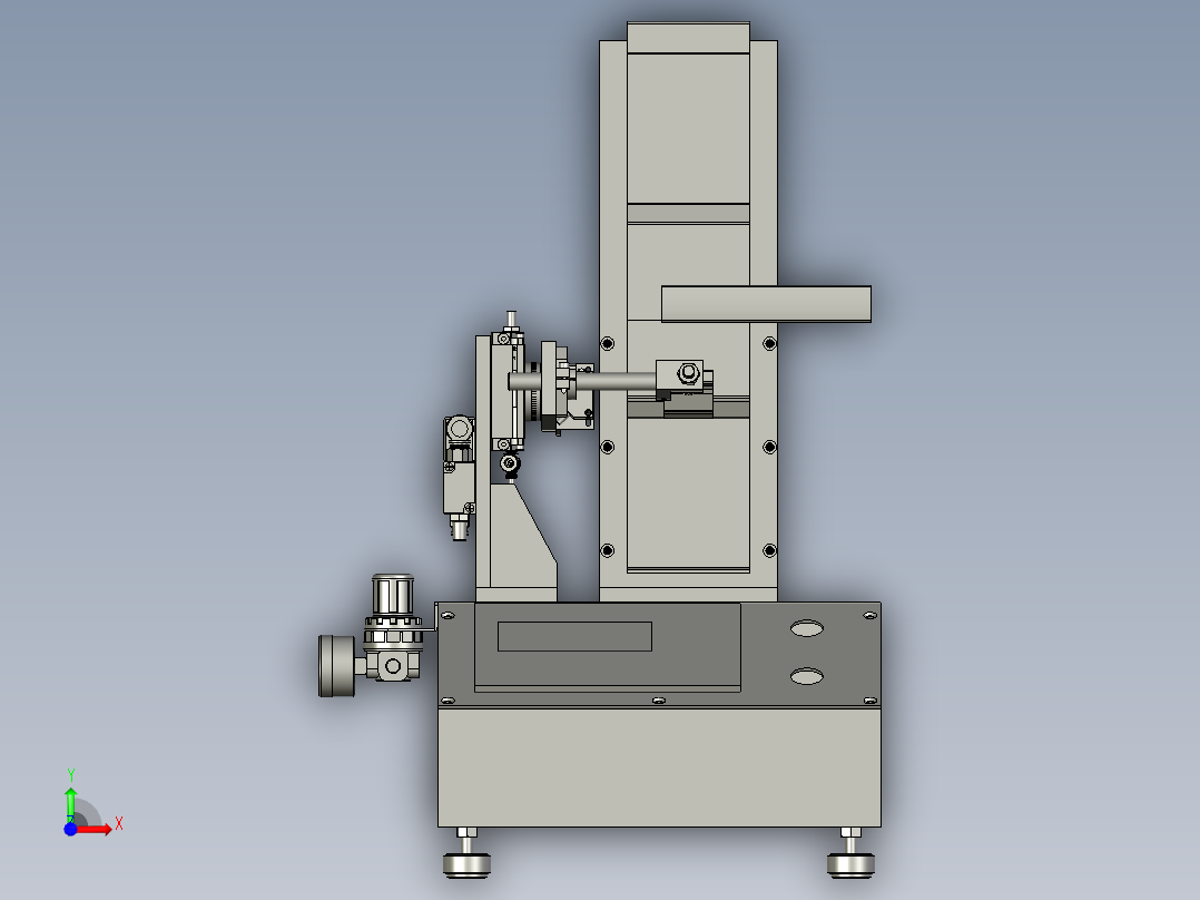 门锁寿命自动试验装置前视图