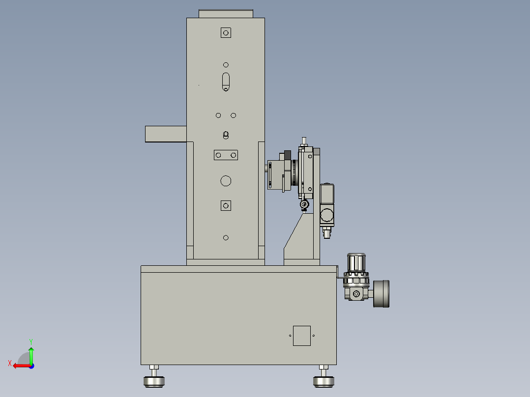 门锁寿命自动试验装置后视图