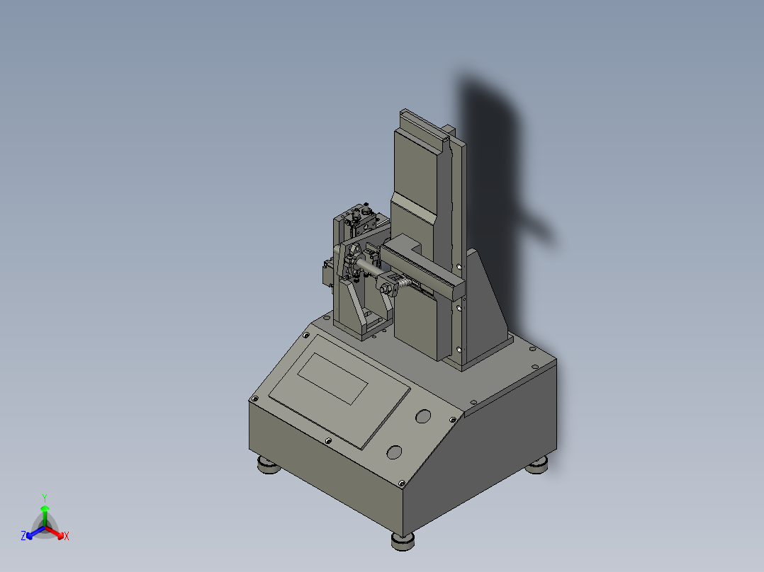 门锁寿命自动试验装置正等轴测图