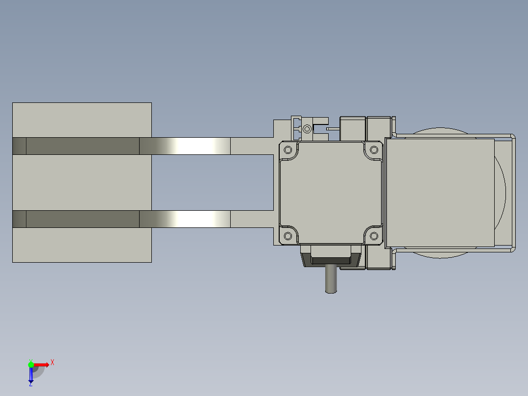 CCD组件上-A俯视图