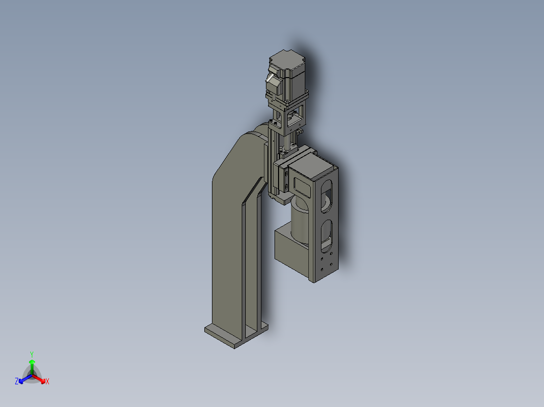 CCD组件上-A正等轴测图