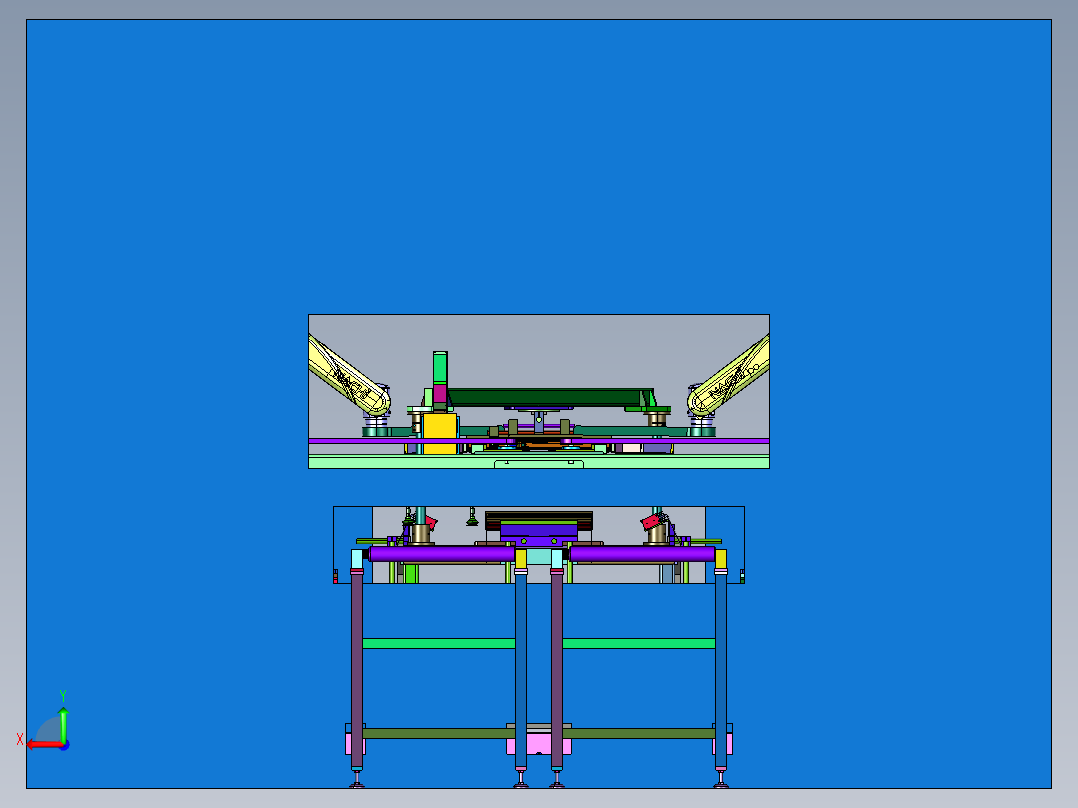 集成电路测试清洁装置后视图